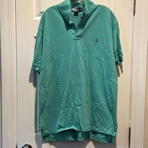 Polo by Ralph Lauren Men's Green Polo Shirt